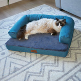 Kazoo Teal Boudoir Pet Bed