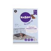 Kazoo Hammertone Grey Steel Mobile Pet Crate