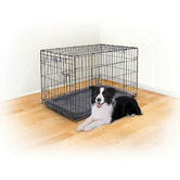 Kazoo Hammertone Grey Steel Mobile Pet Crate