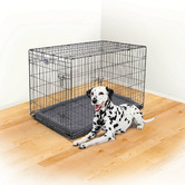Kazoo Hammertone Grey Steel Mobile Pet Crate
