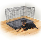 Kazoo Hammertone Grey Steel Mobile Pet Crate