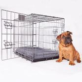 Kazoo Hammertone Grey Steel Mobile Pet Crate
