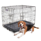 Kazoo Hammertone Grey Steel Mobile Pet Crate