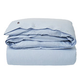 Lexington Icon Blue Oxford Cotton Quilt Cover Set
