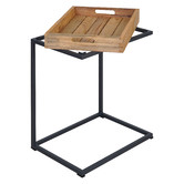 Teak Two Recycled Teak Wood Tray Table