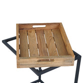 Teak Two Recycled Teak Wood Tray Table