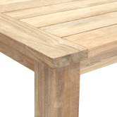 Teak Two Oxford Recycled Teak Wood Outdoor Dining Table