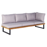 Teak Two 5 Seater Alkas Outdoor Lounge Set