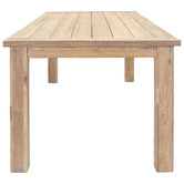 Teak Two Oxford Recycled Teak Wood Outdoor Dining Table
