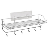 i-hook Stainless Steel Kitchen Shelf with Hooks