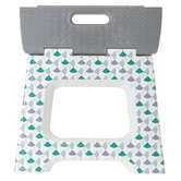 Vigar 32cm Compact Geometric Body Foldable Step Stool
