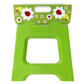 Vigar 32cm Compact Ladybug Foldable Step Stool