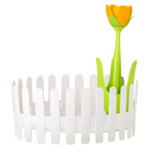 Vigar 3 Piece Flower Power Dish &amp; Cutlery Drainer Set