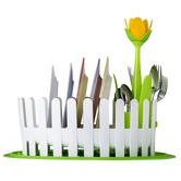 Vigar 3 Piece Flower Power Dish &amp; Cutlery Drainer Set