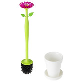 Vigar Flower Power Toilet Brush with Holder