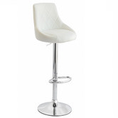 By Designs Cassini Faux Leather Adjustable Barstools
