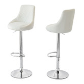 By Designs Cassini Faux Leather Adjustable Barstools