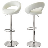 By Designs Thule Faux Leather Adjustable Barstools