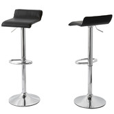 By Designs Aerglo Faux Leather Adjustable Barstools