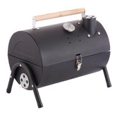 By Designs Augusta Carbon Steel Charcoal Barbecue Grill with Chimney