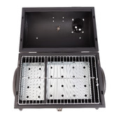 By Designs Augusta Carbon Steel Charcoal Barbecue Grill with Chimney