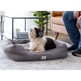 By Designs Canis Faux Fur Electric Heated Pet Bed