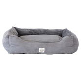 By Designs Canis Faux Fur Electric Heated Pet Bed