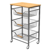By Designs Brook Kitchen Storage Trolley