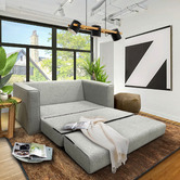 Bliss Clubb Day Dream Upholstered Fold Out Double Sofa Bed