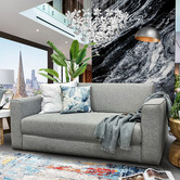 Bliss Clubb Day Dream Upholstered Fold Out Queen Sofa Bed