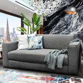 Bliss Clubb Day Dream Upholstered Fold Out Queen Sofa Bed