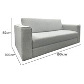Bliss Clubb Day Dream Upholstered Fold Out Queen Sofa Bed