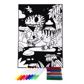 Tookyland Tookyland Dinosaur Colouring Craft Kit