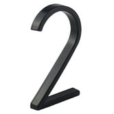 Bayside Luxe Black Zinc Alloy Floating House Number