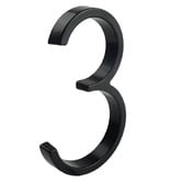 Bayside Luxe Black Zinc Alloy Floating House Number