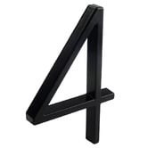 Bayside Luxe Black Zinc Alloy Floating House Number