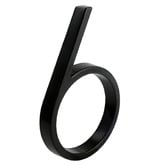 Bayside Luxe Black Zinc Alloy Floating House Number