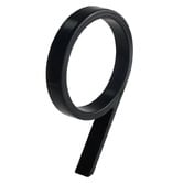 Bayside Luxe Black Zinc Alloy Floating House Number