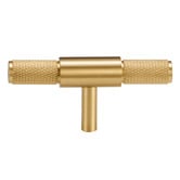 Bayside Luxe Floreat Brass T-Bar Knob