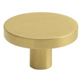 Bayside Luxe Elwood Satin Brass Round Knob
