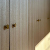 Bayside Luxe Elwood Satin Brass Round Knob