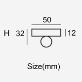 Bayside Luxe Hamilton Brass T-Bar Knob