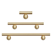 Bayside Luxe Hamilton Brass Bar Cabinet Handle
