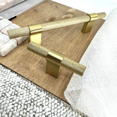 Bayside Luxe Scarborough Brass T-Bar Knob