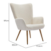 Cassington Home Mirabella Boucle Armchair