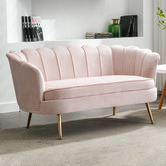 Cassington Home Marianna 2 Seater Velvet Sofa