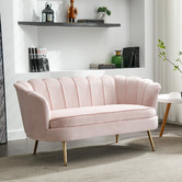 Cassington Home Marianna 2 Seater Velvet Sofa