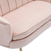 Cassington Home Marianna 2 Seater Velvet Sofa