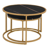 Cassington Home 2 Piece Damon Nesting Coffee Table Set