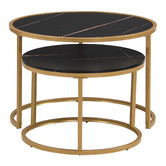 Cassington Home 2 Piece Damon Nesting Coffee Table Set